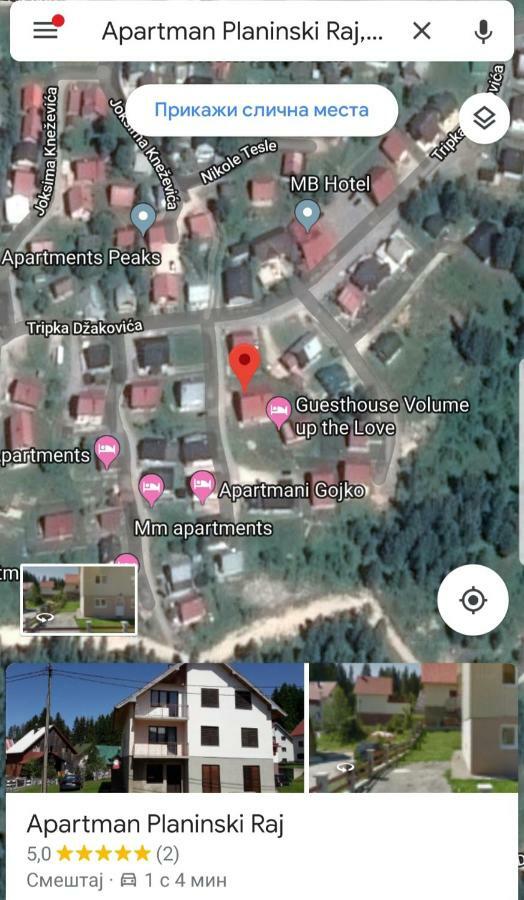 Apartman Planinski Raj Žabljak Dış mekan fotoğraf